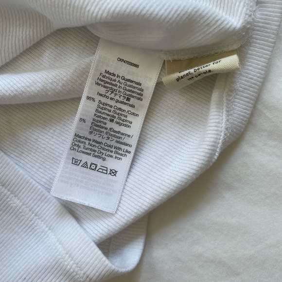 Madewell Rib Cutaway Crop Tank - Picture 5 of 6